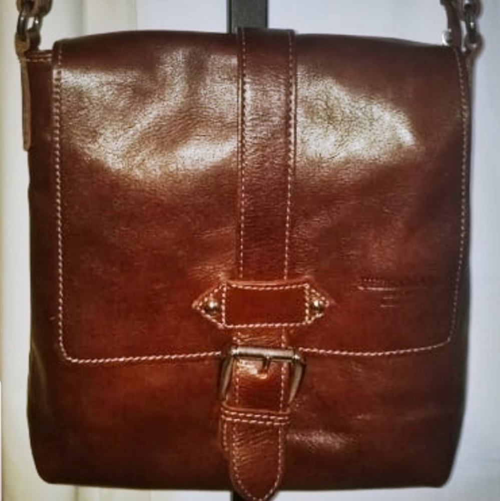 Persaman New York Leather Satchel NWOT